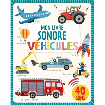 Mon livre sonore VEHICULES