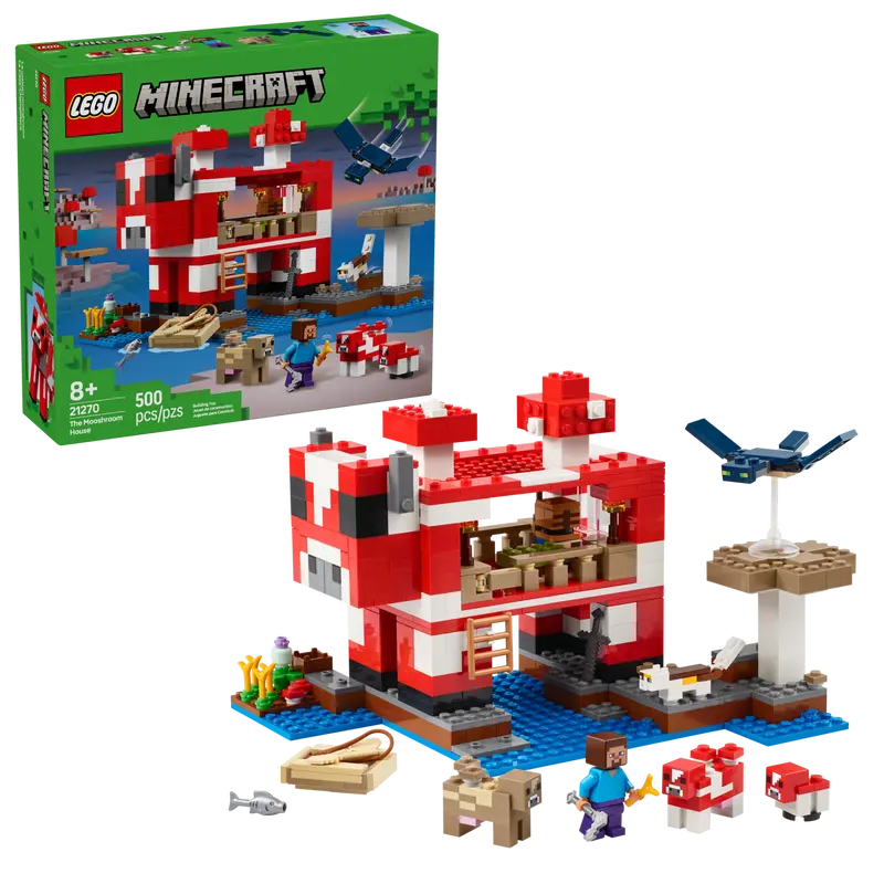 21270 - Lego minecraft - La maison mooshroom