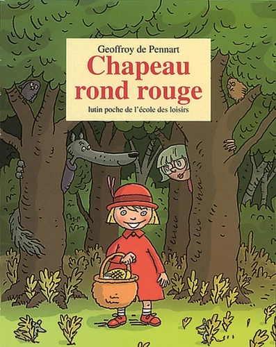 lutin poche - Chapeau rond rouge