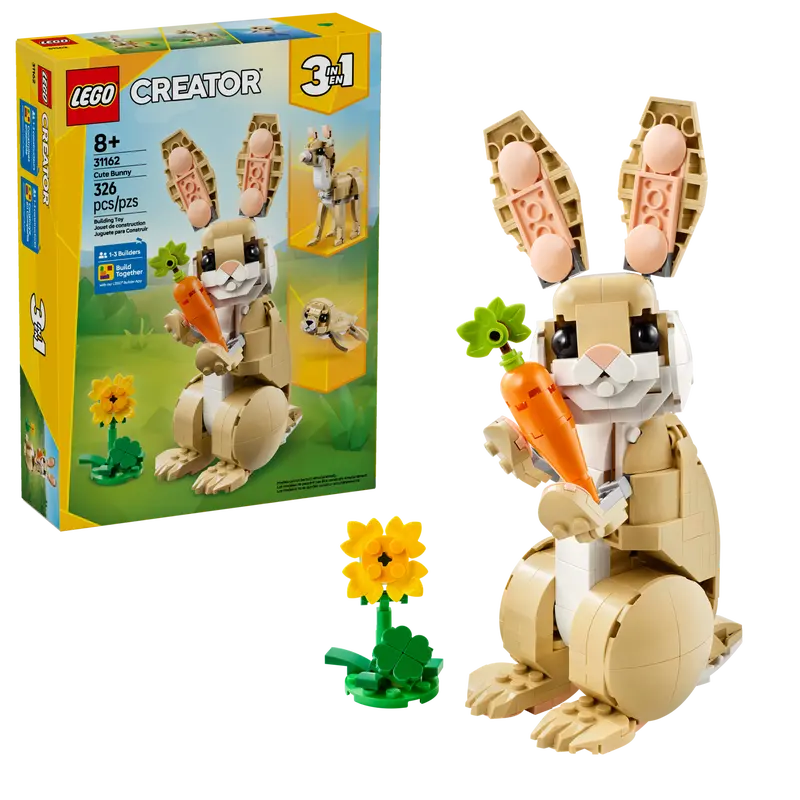 Lego Creator 3 en 1 31162 - Lapin adorable 