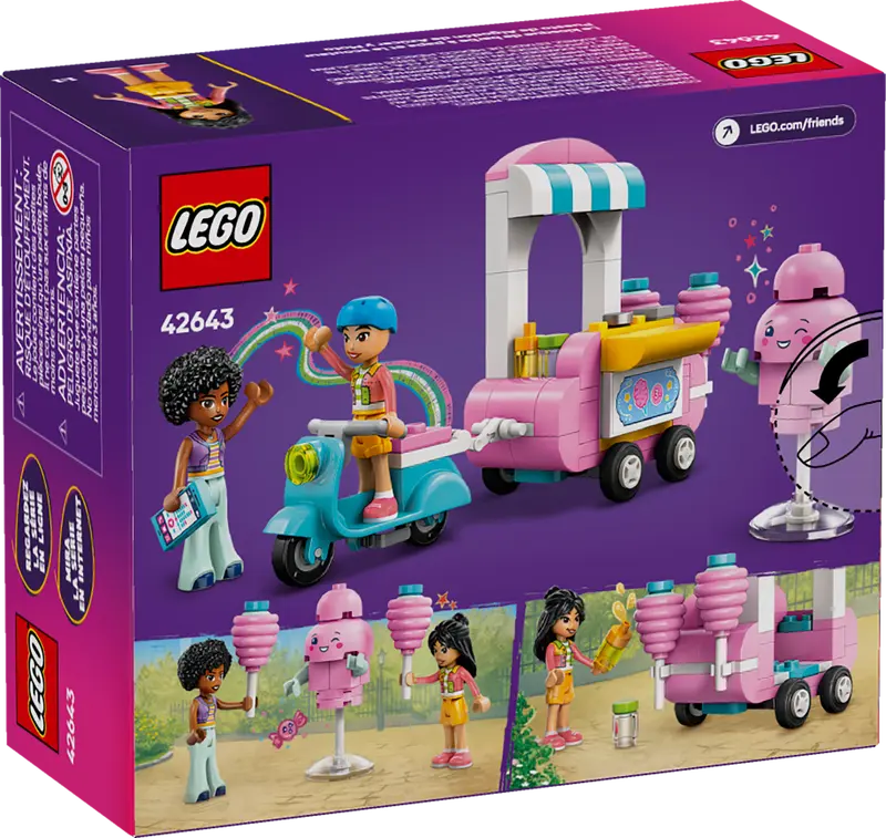 LEGO Friends - Stand de barbe à papa et scooter