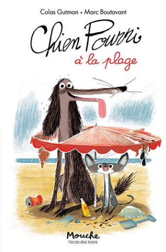 Mouche - Chien pourri! A la plage