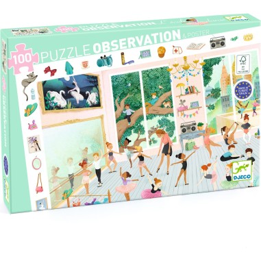 Puzzle observation 100 pcs - L'école de danse 