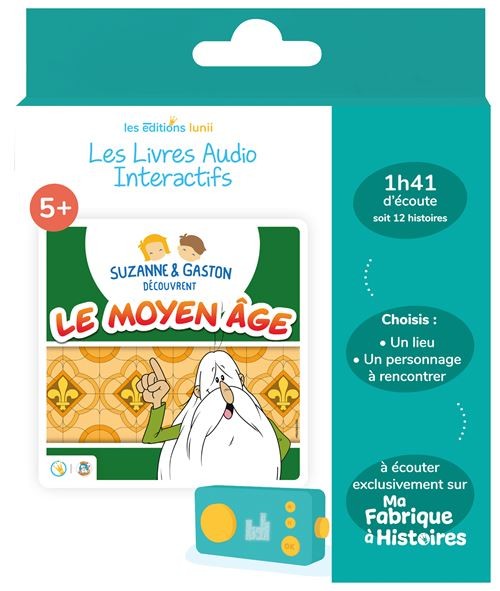 Lunii - Livre audio A la découverte du Moyen âge 