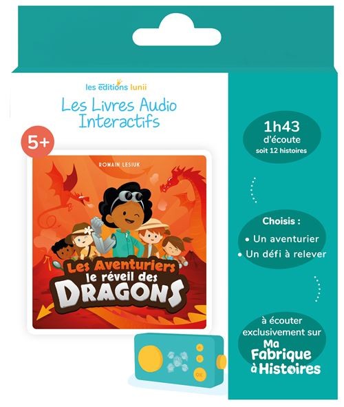 Lunii - Livre audio Le réveil des dragons