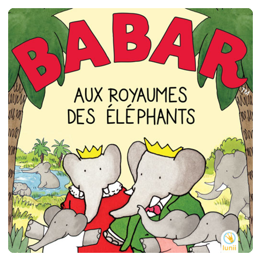 Lunii - livre audio Babar au royaume des éléphants 