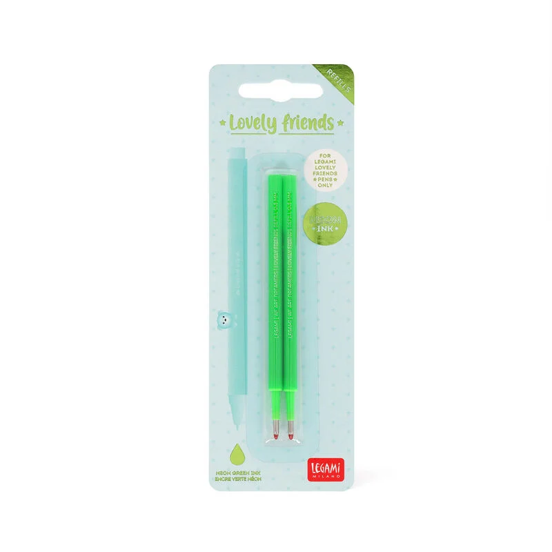 Recharge stylo lovely friends - Vert fluo