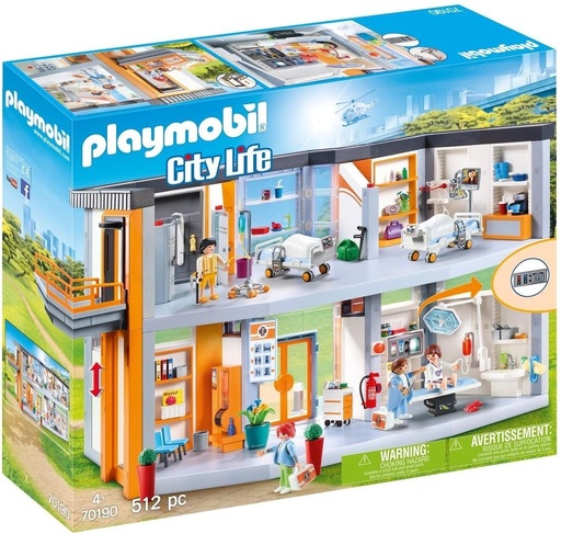 [Playmobil-70190] 70190 hopital amenage