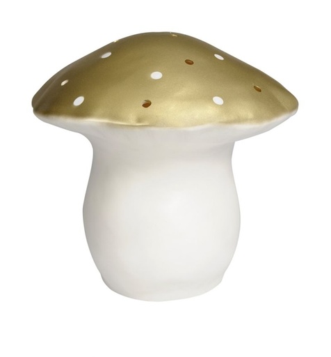 lampe champignon GM dore or