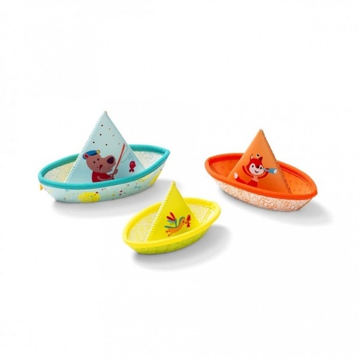 [LILLIPUTIENS-86772] Bain - 3 petits bateaux
