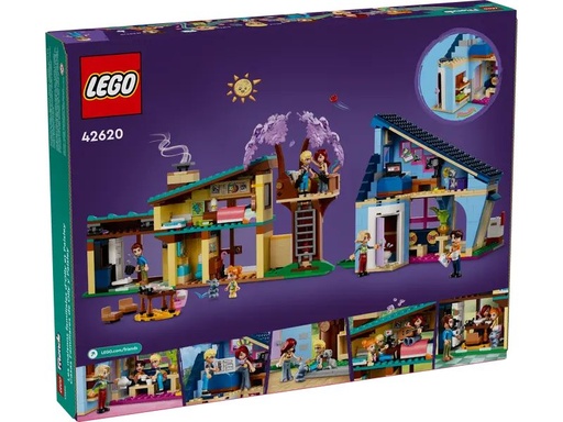 [Lego-42620] Lego Friends - Les Maisons Familiales d’Olly et de Paisley