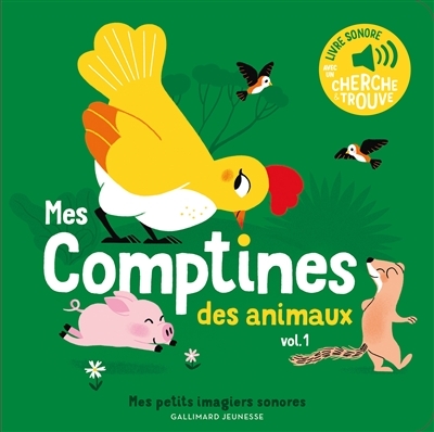 Gallimard - imagier sonore mes comptines des animaux