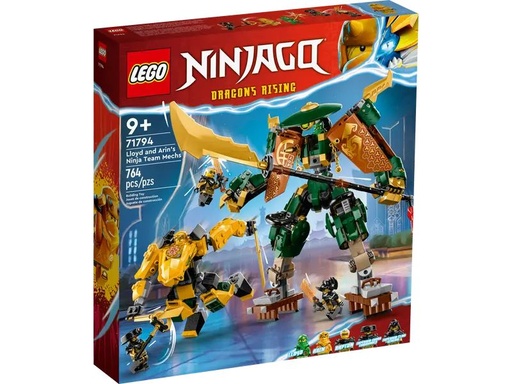 Lego Ninjago - L'équipe des robots des ninjas LLoyd et Arin