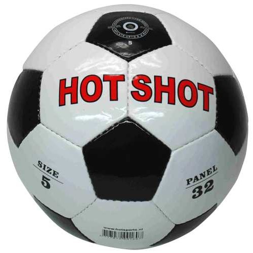 [H.o.t. sports toys-150160] Balle de foot hotshot blanche et noire