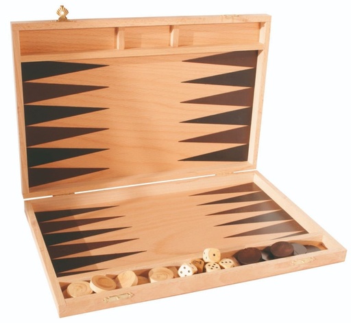 [HOT Sports-601117] Backgammon coffret 1110 bois marquete 38 x 25 cm