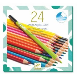 les couleurs - 24 crayons aquarellables