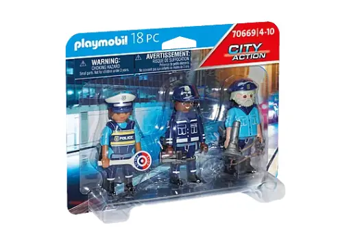 [Playmobil-70669] 70669 equipe de policiers