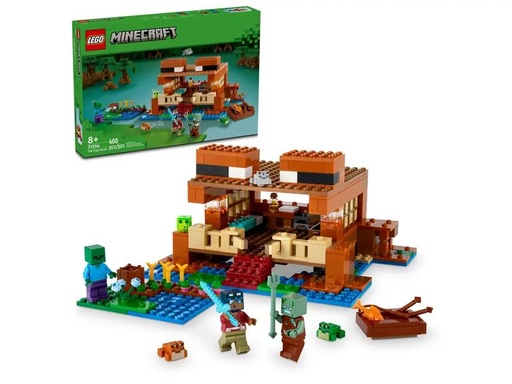 Lego minecraft - la maison de la grenouille