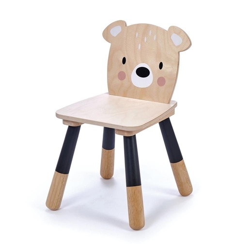 Chaise en bois ours