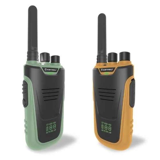 kidytalk  - talkie walkie vert orange