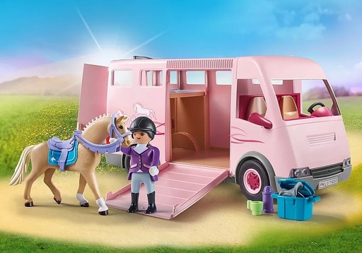 [Playmobil-71237] Van avec cheval