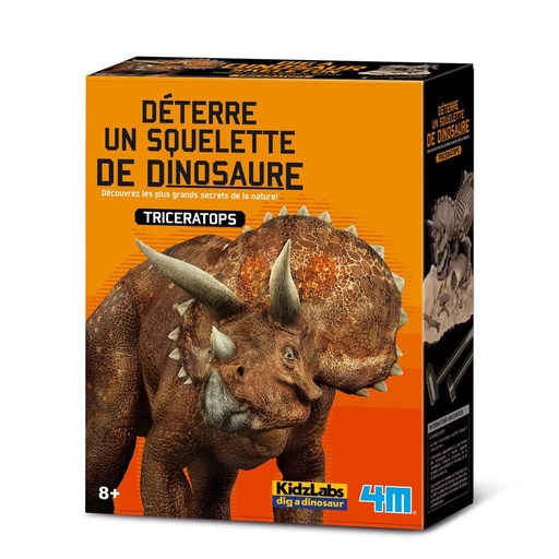 4M - deterre ton dinosaure - triceratops