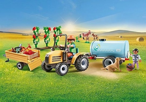 [Playmobil-71442] Fermier avec tracteur et citerne