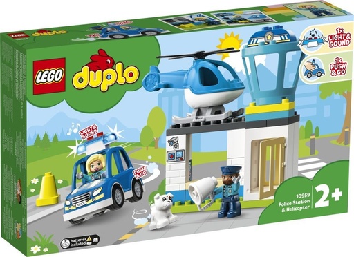 [Lego-10959] Duplo - le commissariat et l'helicoptere de le police