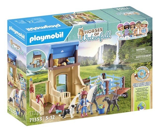 [Playmobil-71353] Horses of Waterfall Amelia & Whisper avec box pour chevaux