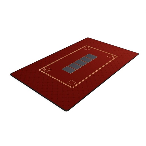 Tapis poker rouge