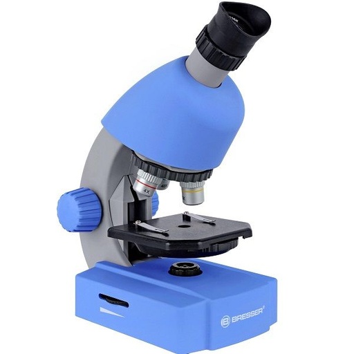 bresser - microscope 40x640 bleu