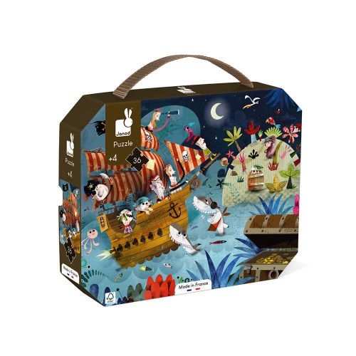 [JURATOYS-Jo02614] Valisette puzzle 36 pieces les pirates