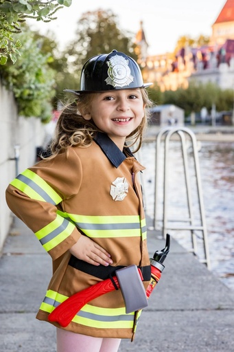 [Great Pretenders-81305] Déguisement pompier avec accessoires 5-6 ans