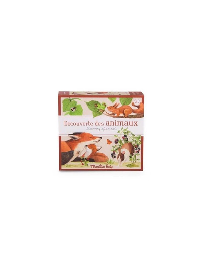 [Moulin Roty-712162] Le jardin du moulin - Coffret découverte des animaux