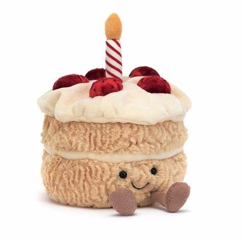 [Jellycat-A] Amuseables gateau d'anniversaire