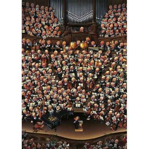 [H.o.t. sports toys-8660] heye puzzle 2000p triangle - loup orchestra