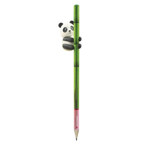 [Legami-Pankit1] Crayon avec gomme - panda