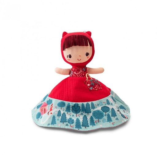 [LILLIPUTIENS-83411] Marionnette réversible Chaperon rouge