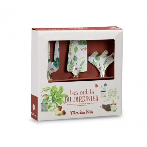 [Moulin Roty-712397] Set de 3 outils de jardinage Le jardin du moulin