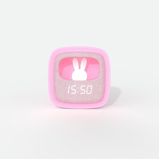 [Eclectic Distribution-BILLY-MARSH-01] Billy clock and light - marshmallow