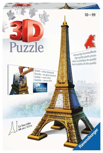 [RAVENSBURGER-125562] puzzle 3d tour eiffel