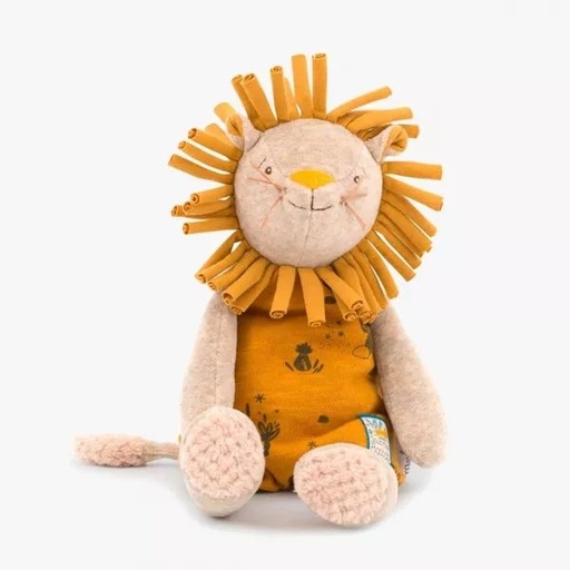 [Moulin Roty-669020] sous mon baobab - poupée lion paprika