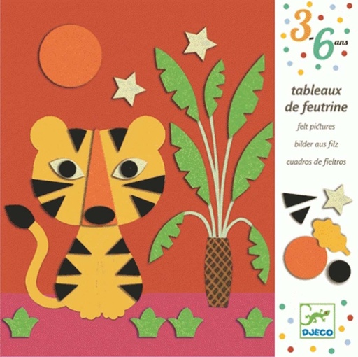 [Djeco-DJ09864] bricolage - tableaux de feutrine douce nature