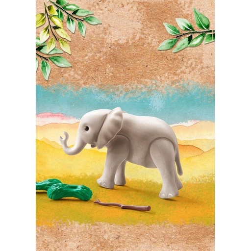 [Playmobil-71049] 71049-wiltopia-bebe elephant