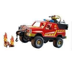 [Playmobil-71194] Pick-up et pompier