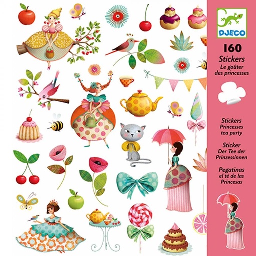 [Djeco-DJ08884] bricolage - stickers - le gouter des princesses