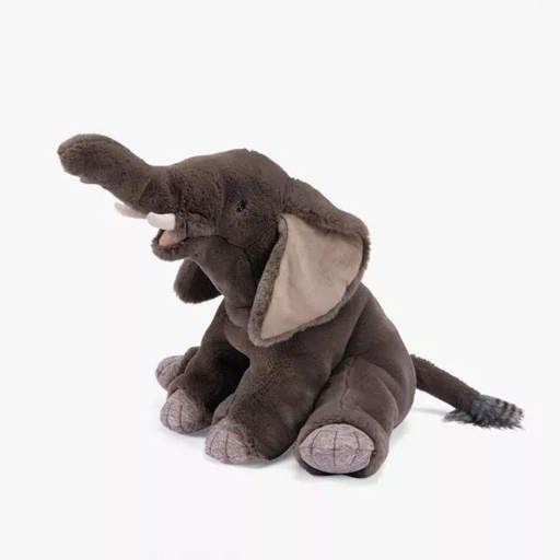 [Moulin Roty-719039] Peluche grand éléphant - tout autour du monde