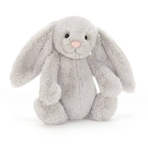 [Jellycat-Bas3bsn] Lapin Bashful Medium Silver