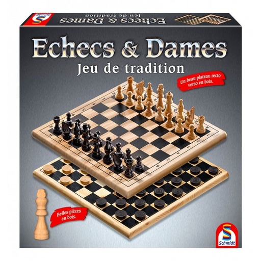 [Pixie games-Pix660] Echecs et dames - jeu de tradition