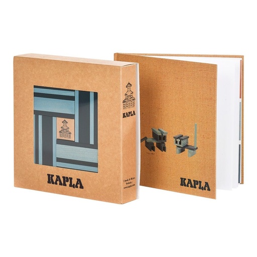 [KAPLA-KC21] Kapla 40 + livre bleu clair/foncé